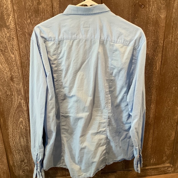 Extra Large Light Blue H & M Button Down Shirt - Picture 3 of 3